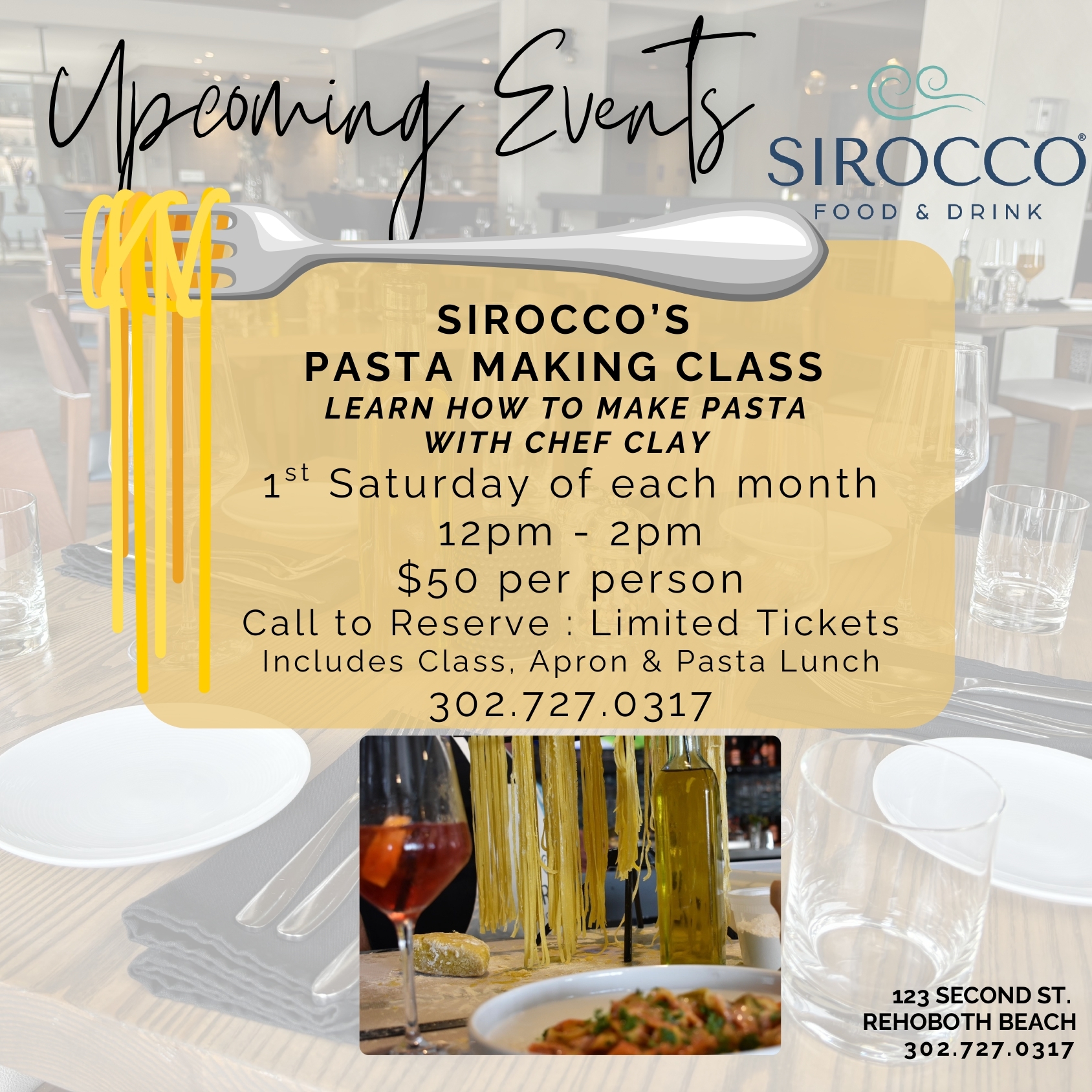 Pasta Making Pop-up